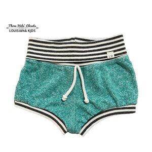 Lulu + Roo 3T Teal Shorties Shorts
